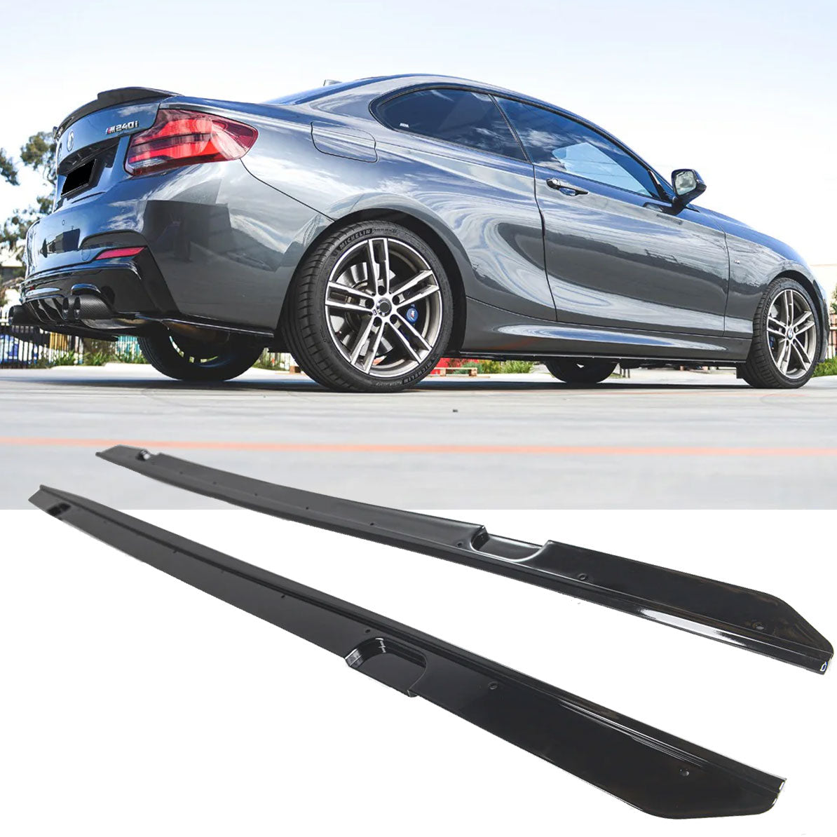 Sideskirts geschikt voor BMW 2 SERIE F22 F23 2014-2020 (SET / ABS)