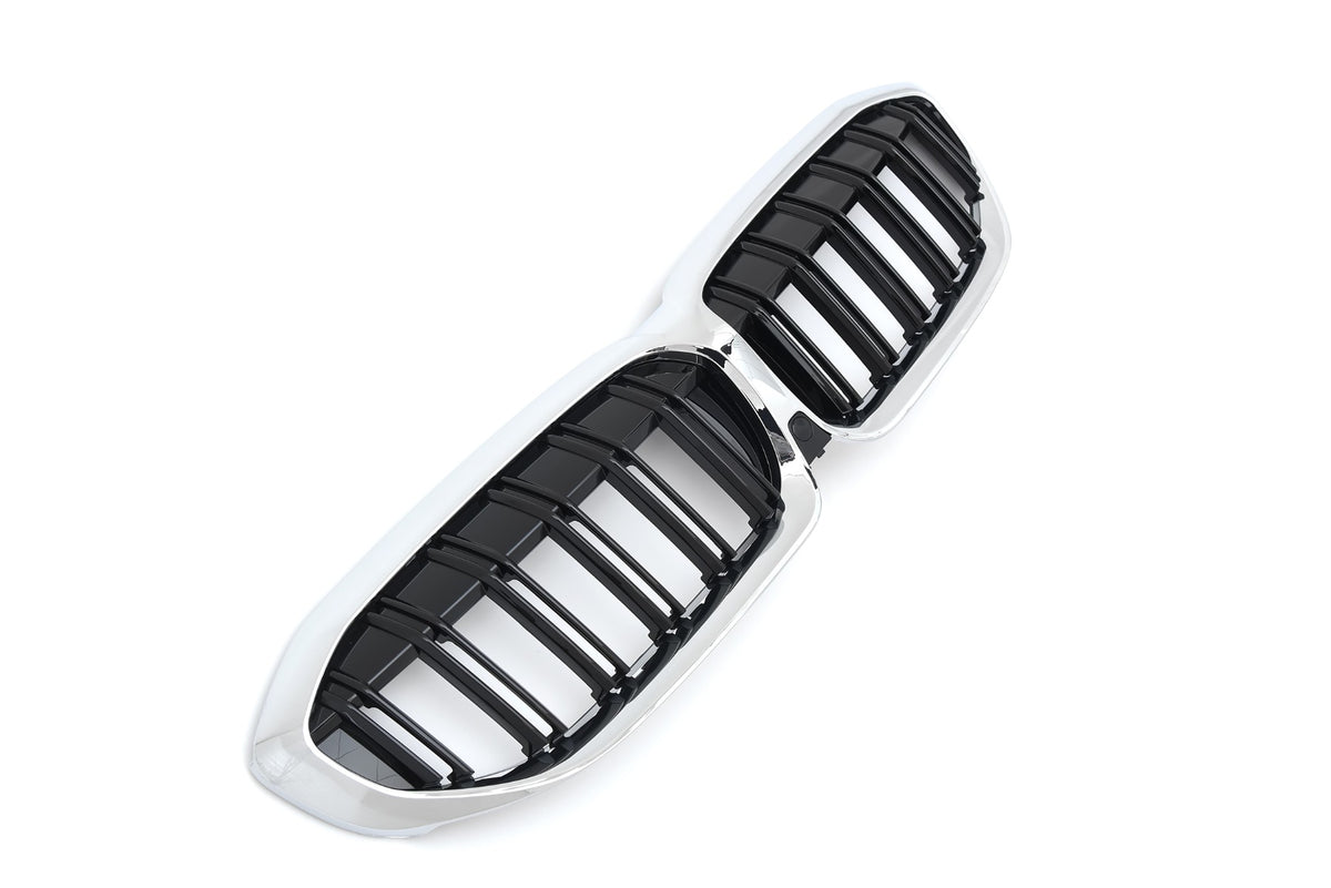 Sport Grille geschikt voor BMW 3-Serie G20 en G21 (pre-facelift) enkele spijl zwart / chroom