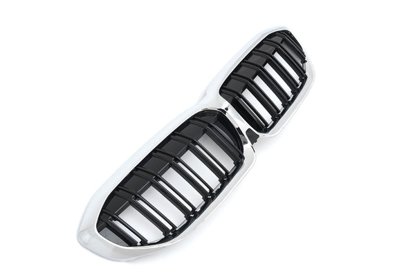 Sport Grille geschikt voor BMW 3-Serie G20 en G21 (pre-facelift) enkele spijl zwart / chroom