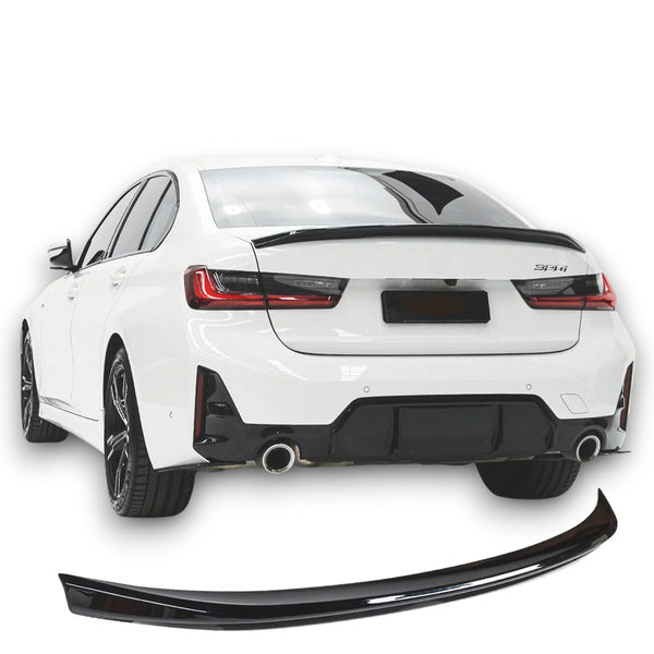 Kofferbak spoiler geschikt voor BMW 3-Serie G20 (Sedan) hoogglans zwart