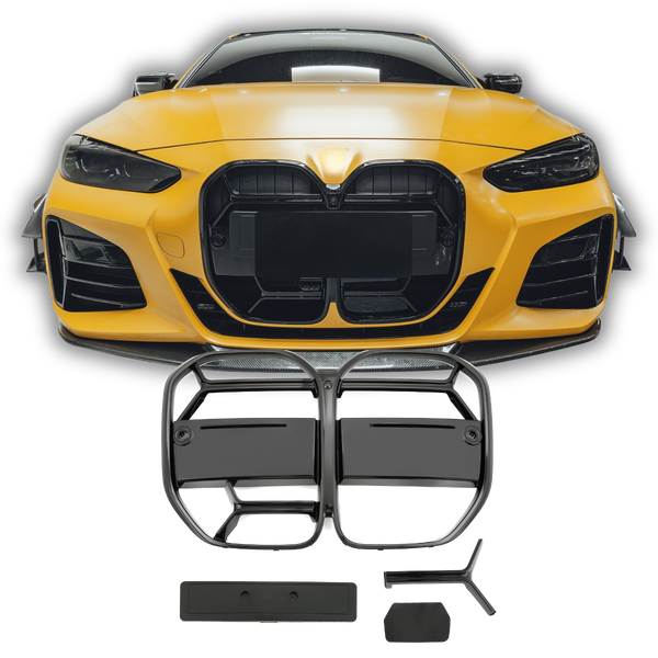 Sport Grille geschikt voor BMW 4-Serie G22 en G23 glans zwart
