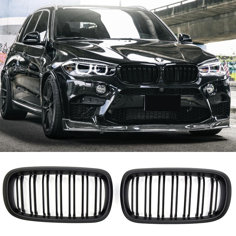 Grille Mat zwart geschikt voor BMW X5 X6 F15 F16 | 2013-2018
