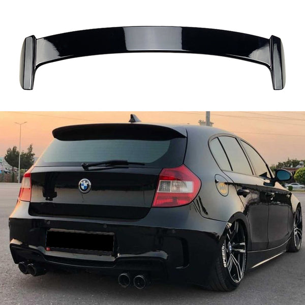 Dakspoiler spoilerlip spoiler gechikt voor BMW 1-Serie E81 (2007-2012) & E87 (2004-2011) hoogglans zwart