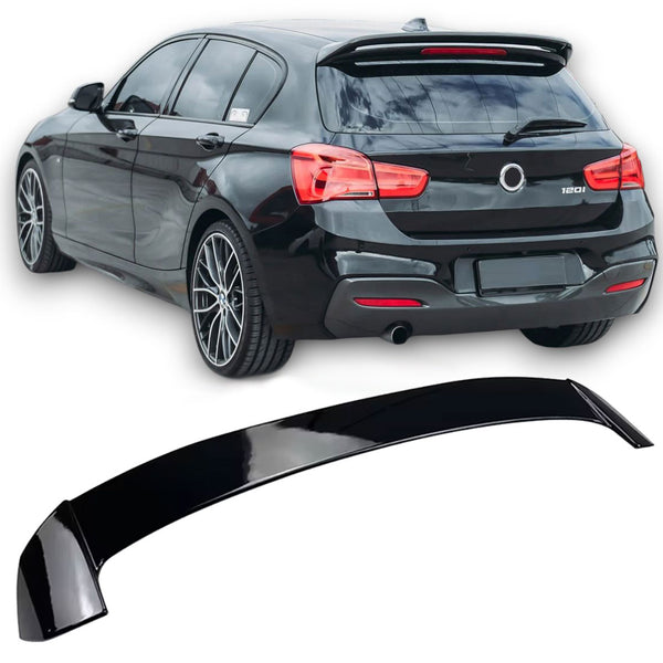 Kofferbak spoiler geschikt voor BMW 1-Serie F20 en F21 2011-2019 hoogglans zwart