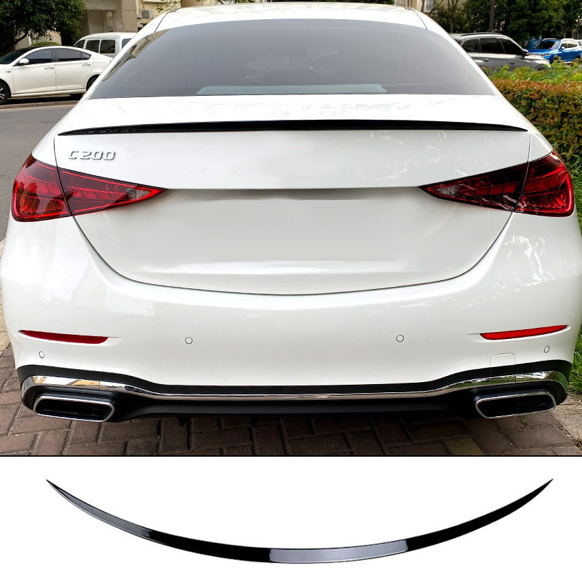 Kofferbak spoiler geschikt voor Mercedes C-Klasse W206 vanaf 2021 hoogglans zwart