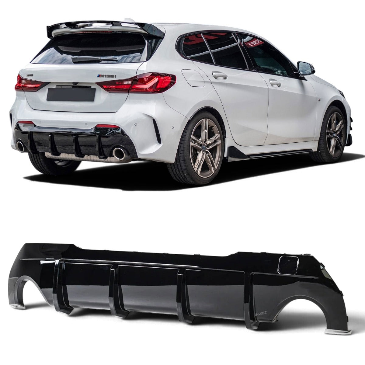 Diffuser geschikt voor BMW 1 Serie F40 met M-Sport pakket (2019–2024)