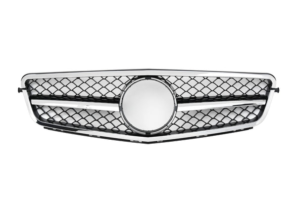 Sport Grille geschikt voor Mercedes W204 C-Klasse AMG Optiek zwart / chroom