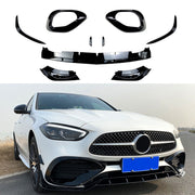 voorspoiler Spoilerlip Spoiler Aero geschikt voor W206 S206 C-Klasse AMG Line | 2021-2026