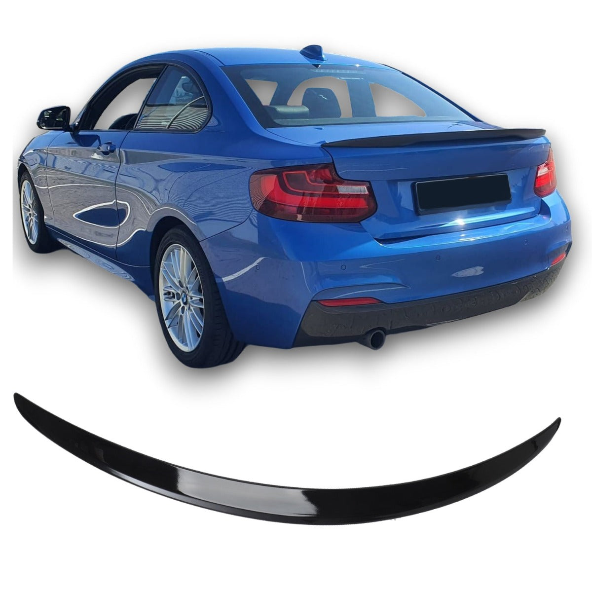 Spoiler achterspoiler passend voor BMW 2 Serie F22 Coupe & F87 M2 2014-2021