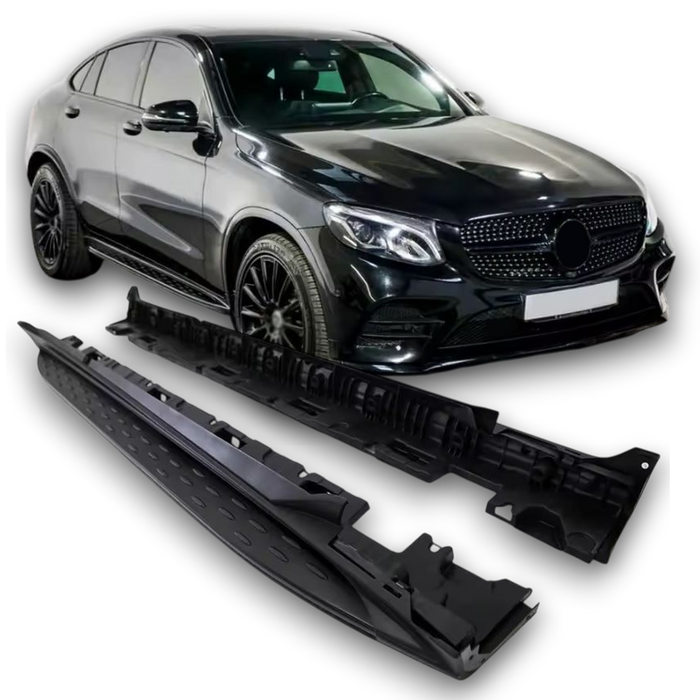 Aluminium Treeplanken met Antislip Noppen geschikt voor Mercedes W253 GLC | 2015-2022