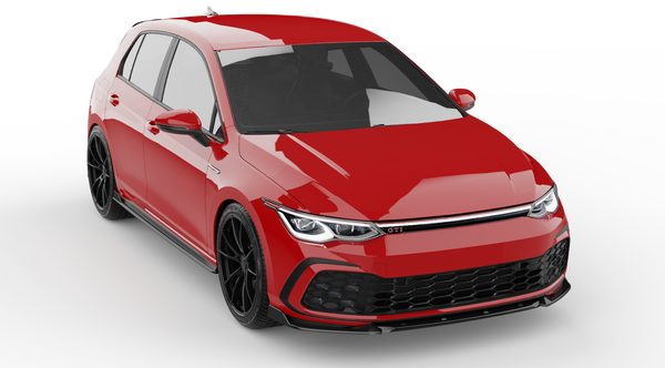 APEX - Zijskirts geschikt voor Volkswagen Golf Mk8 GTI / GTE / GTD / R-Line (2020–2024)