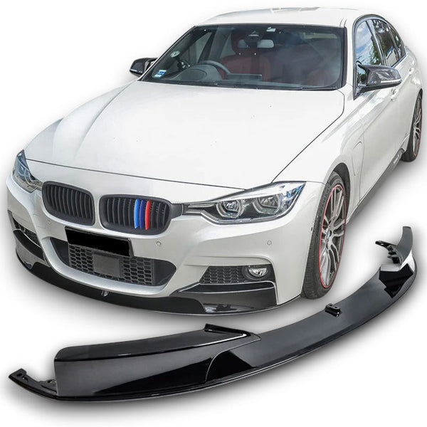 Splitter voorspoilerlip geschikt voor BMW 3-serie F30 F31 met M-Sport-pakket