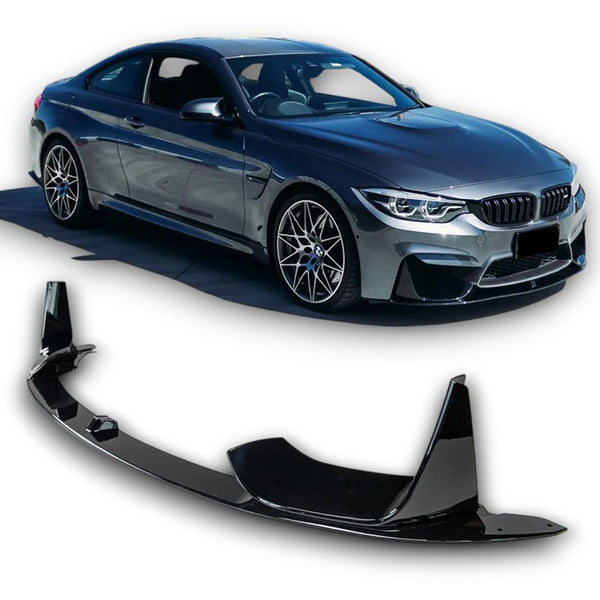 Splitter voorspoilerlip geschikt voor BMW 3-serie M3 F80 en 4-serie M4 F82
