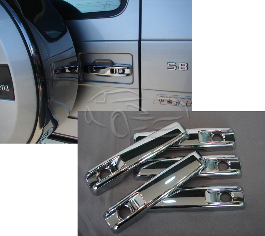 chrome Türgriffabdeckungen Türgriff geschikt voor Mercedes G-Klasse W463 | 1990-2014