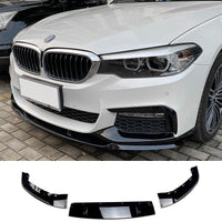 Front Splitter Spoilerlip geschikt voor BMW 5 Serie G30 G31 vor-LCI (pre-facelift) met M-paket | 2017-2020