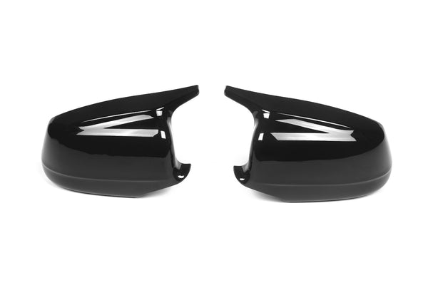 Spiegelkappen -Batman- geschikt voor BMW 5-Serie F10 & F11 2010-2013 (pre-facelift) hoogglans zwart
