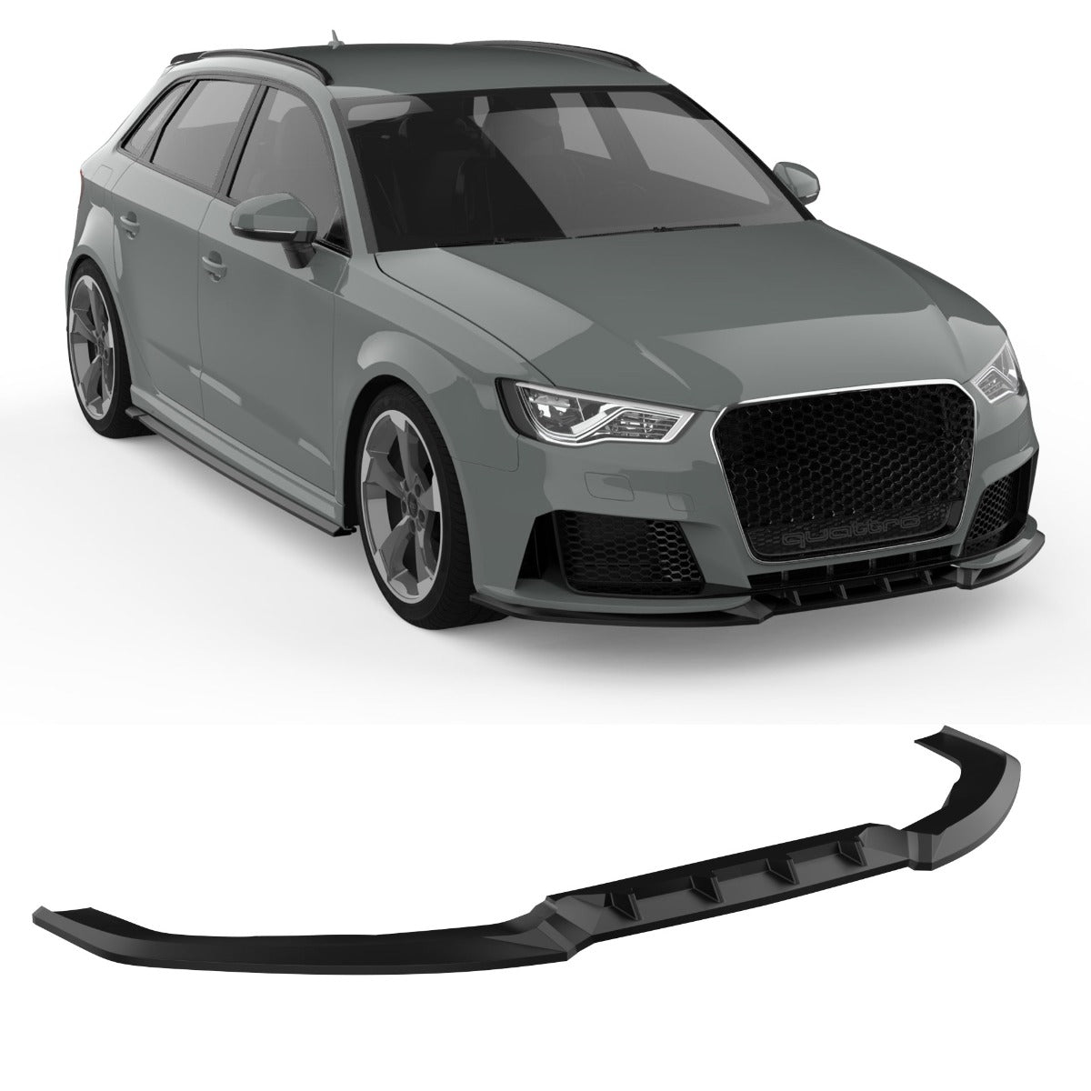 Frontsplitter geschikt voor AUDI RS3 8V Sportback (2015–2016) | 2015-2026