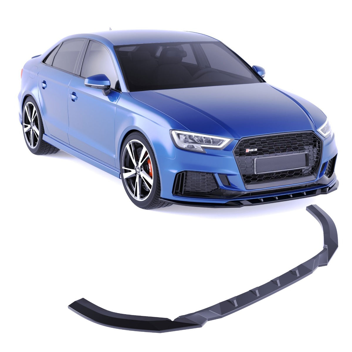 APEX - Frontsplitter geschikt voor Audi RS3 8V Facelift Sportback (2017–2019)