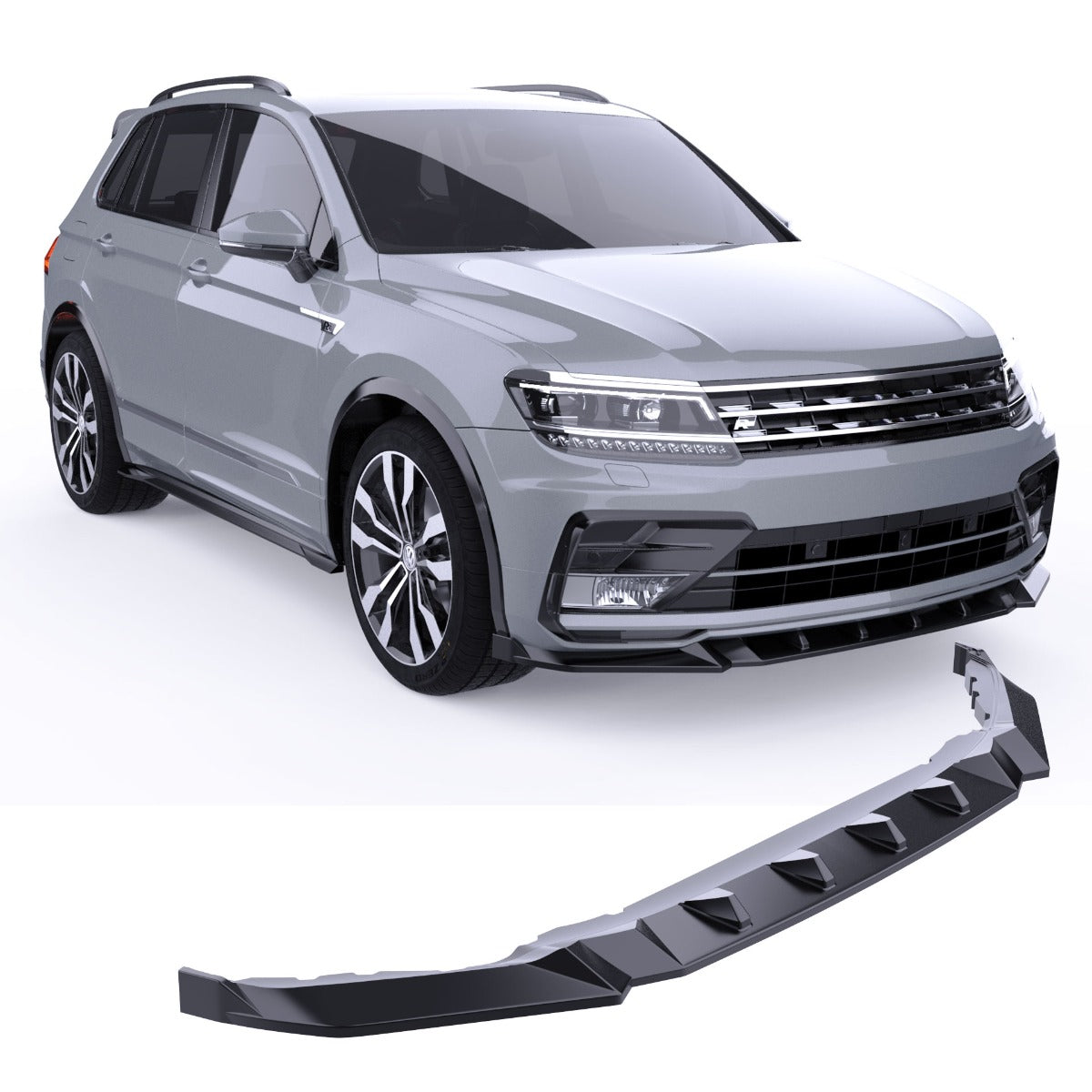 APEX - Frontsplitter geschikt voor Volkswagen Tiguan Mk2 R‑Line (2015–2020)