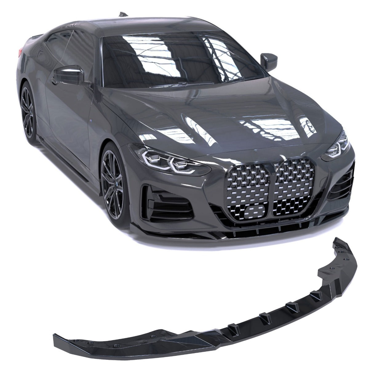 APEX - Frontsplitter geschikt voor BMW 4 Serie Coupé (G22/G23) M-Pack (2020-2024)