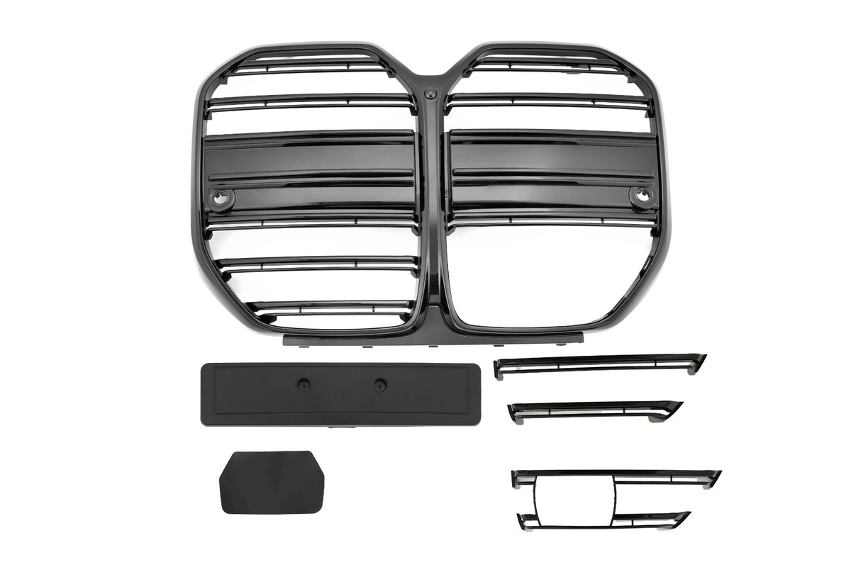 Sport Grille geschikt voor BMW 4-Serie G26 Gran Coupe glans zwart
