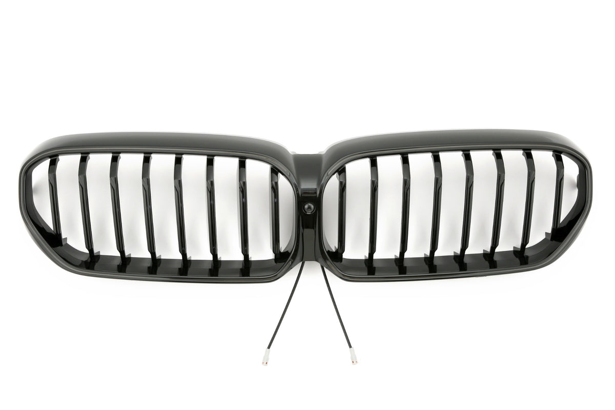 LED Sport Grille Glanzend Zwart voor BMW 5 Serie G30 G31 LCI 2020–2023