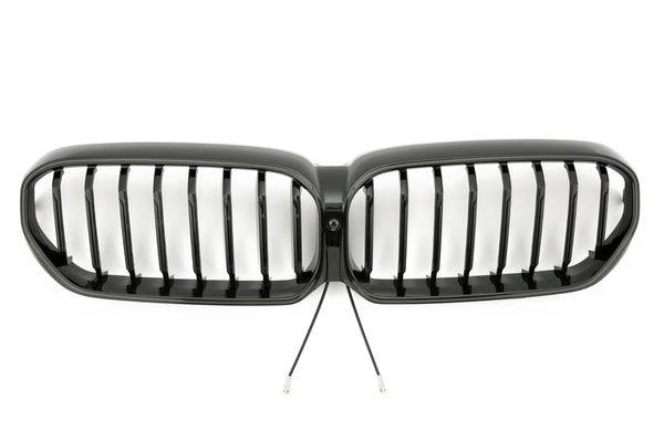 LED Sport Grille Glanzend Zwart voor BMW 5 Serie G30 G31 LCI 2020–2023