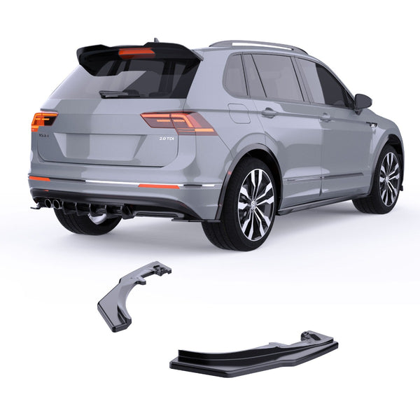 APEX - Diffuser zijsplitter geschikt voor Volkswagen Tiguan Mk2 R‑Line (2015–2020)