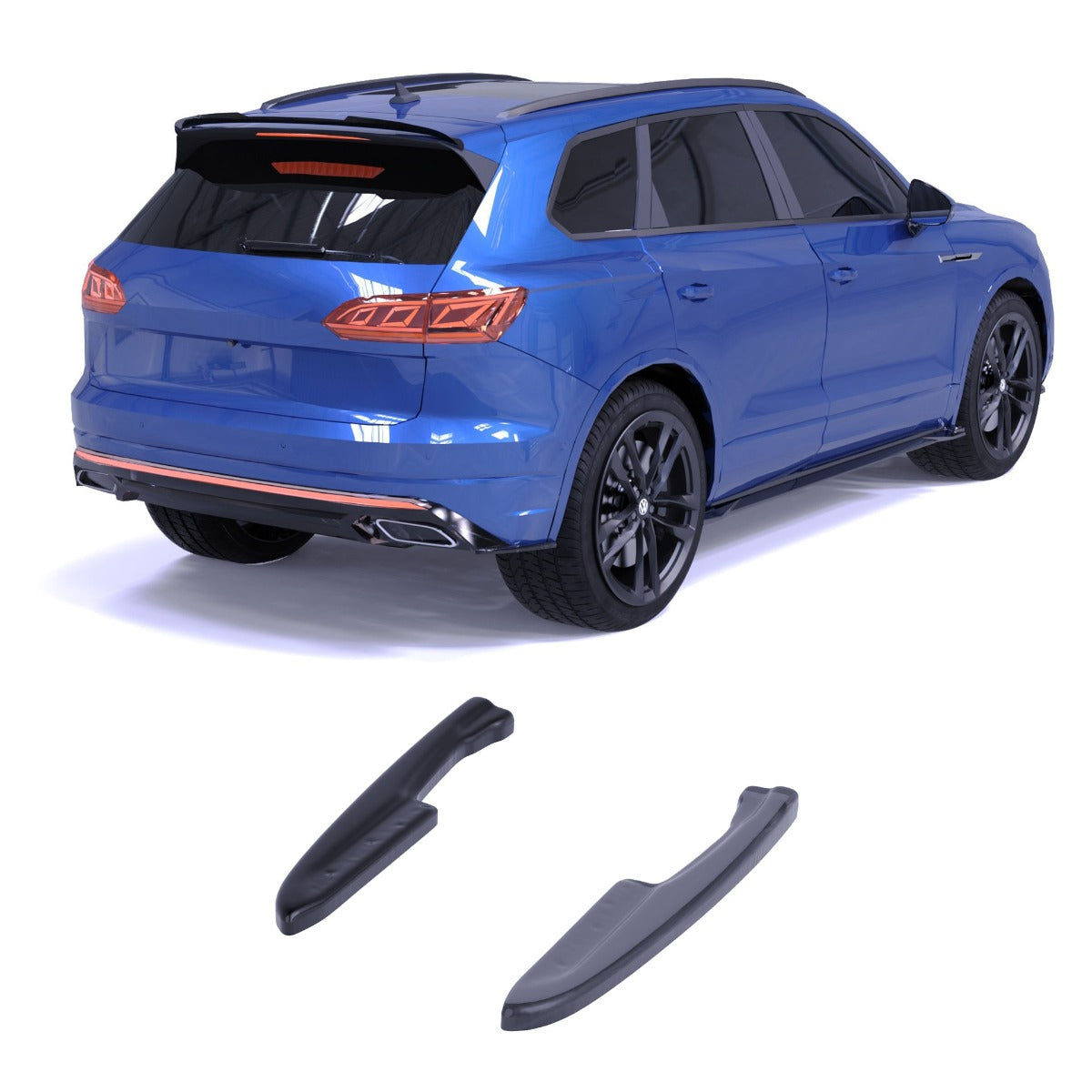 APEX - Diffuser zijsplitter geschikt voor Volkswagen Tiguan Mk3 R‑Line (2018–2023)
