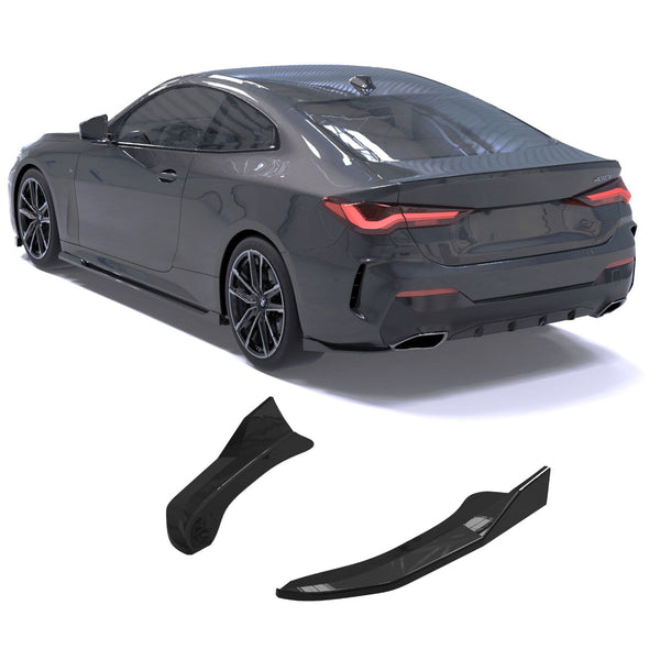 APEX - Diffuser zijsplitter geschikt voor BMW 4 Serie Coupé (G22/G23) M-Pack (2020-2024)