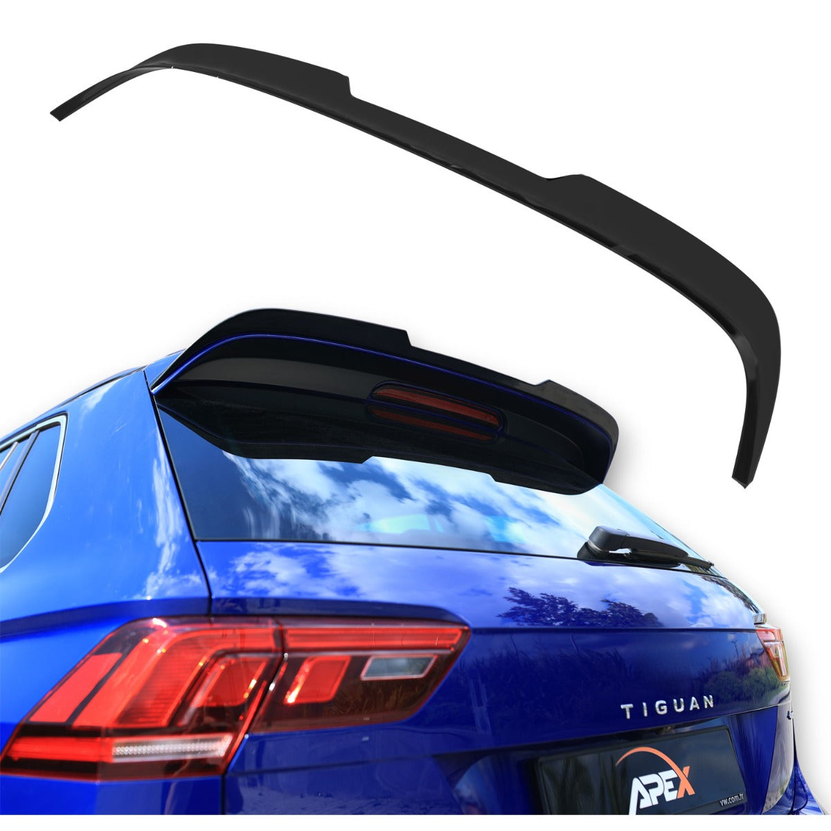 APEX - Dakspoiler geschikt voor Volkswagen Tiguan R-Line Mk2 Facelift (2020–2024)