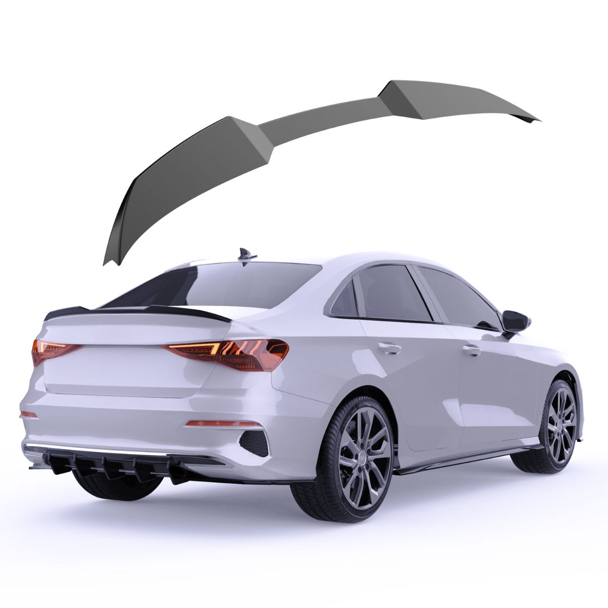 Achterspoiler geschikt voor AUDI A3/a3 S-Line/S3/RS3 8Y Sedan | 2020–2024