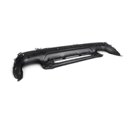 Diffuser + Uitlaatsierstukken 2x2 (ZWART) geschikt voor Audi Q7 4M (2020–2023)