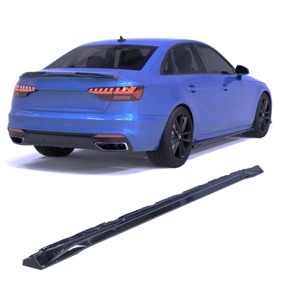 APEX - Zijskirts geschikt voor Audi A4 S-Line / S4 B9 Facelift