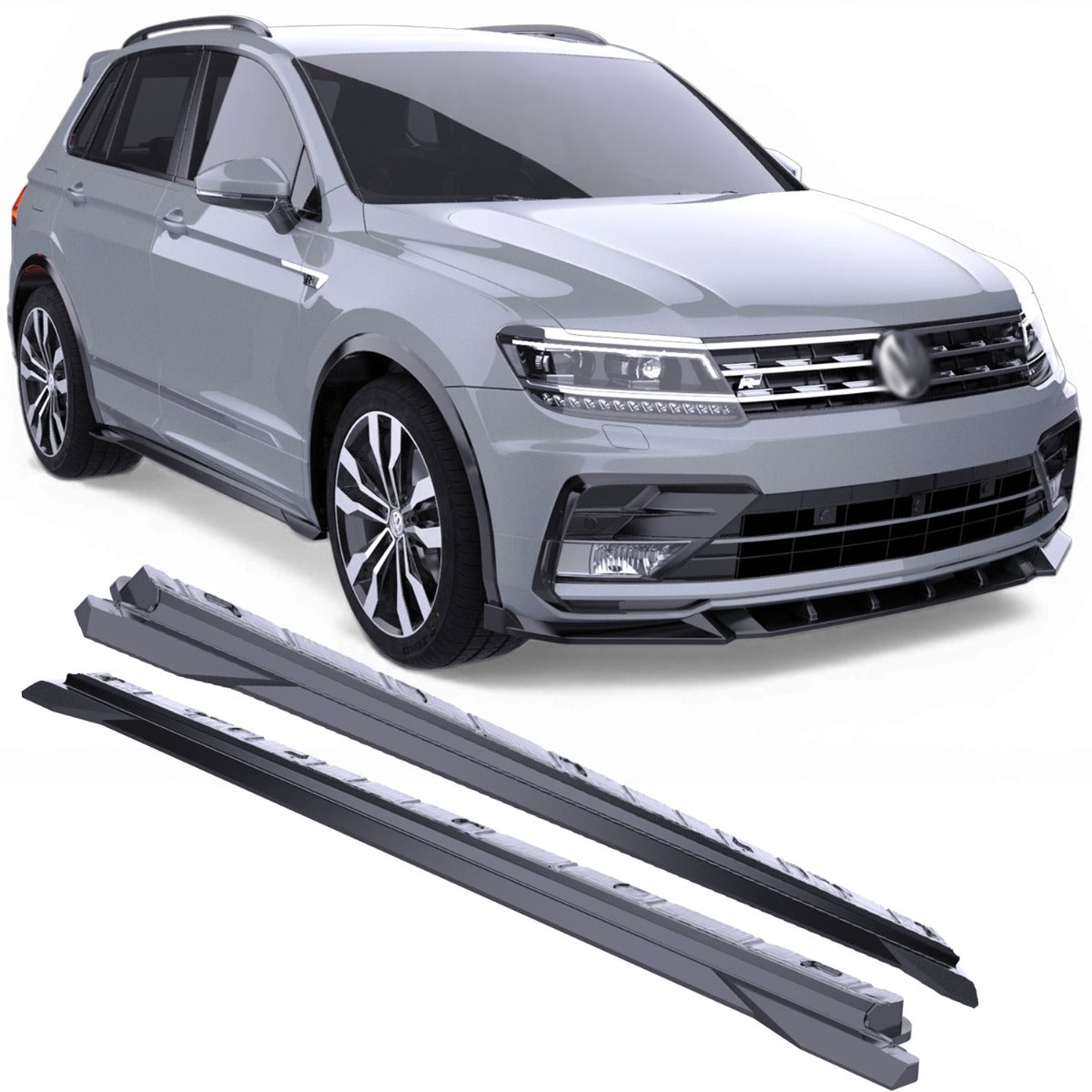 APEX - Zijskirts geschikt voor Volkswagen Tiguan Mk2 R‑Line (2015–2020)