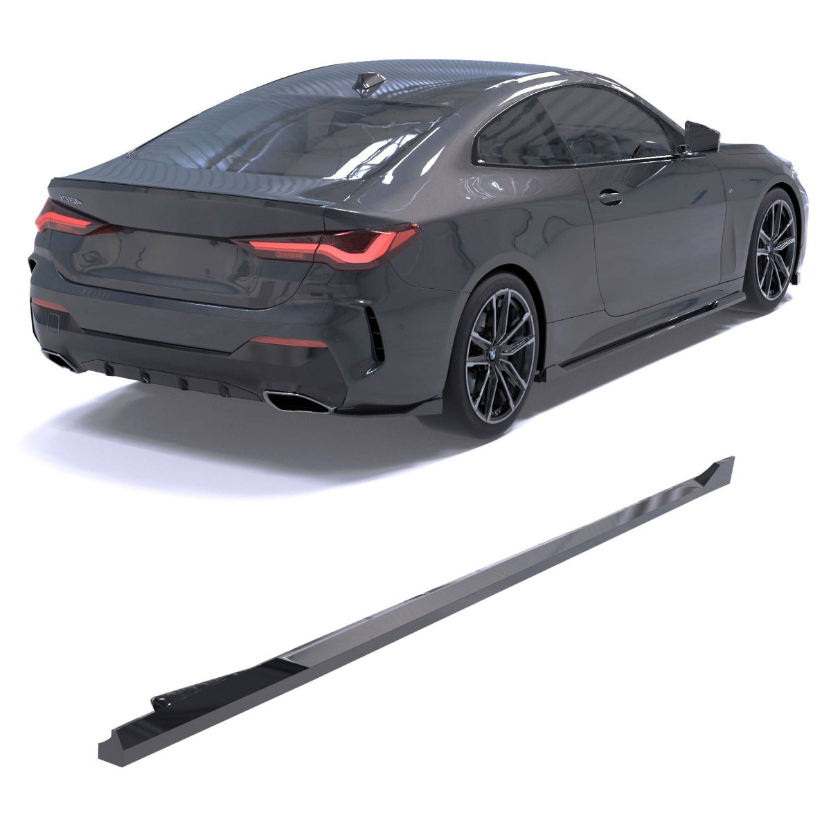 APEX - Zijskirts geschikt voor BMW 4 Serie Coupe (G22/G23) M-Pack (2020-2024)
