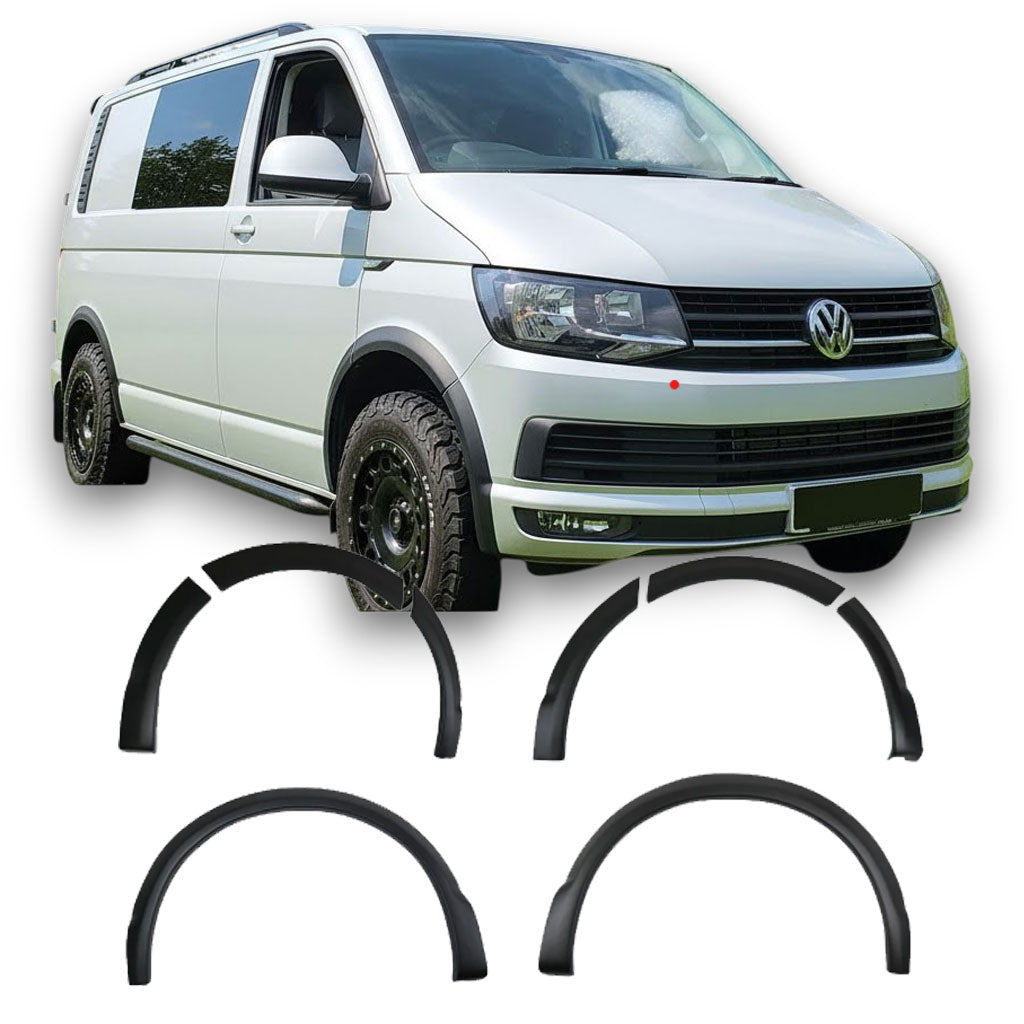 APEX - Wielkastbekleding, 8-delige set, geschikt voor Volkswagen Transporter T6 (2015-2019) - korte en lange wielbasis